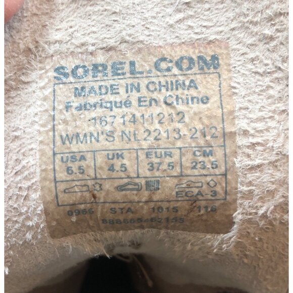 Sorel Joan of Arctic Tan Waterproof Boots NL2213-212 Womens 6.5 (w7o) - Picture 10 of 10